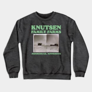 Knutsen Family Farms Funny Bunny Lebowski Farm Logo Crewneck Sweatshirt